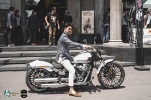 มอเตอร์ไซค์ Triumph Praram 5 ที่ Davin Cafe งานกิจกรรมสำหรับนักบิดในงาน Triumph Praram 5: For The Ri.