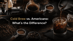 Cold Brew coffee at DAVIN CAFE featuring premium roasted coffee beans and slow cold extraction, highlighting the key differences between Cold Brew and Americano for coffee enthusiasts seeking a smoother and richer coffee experience